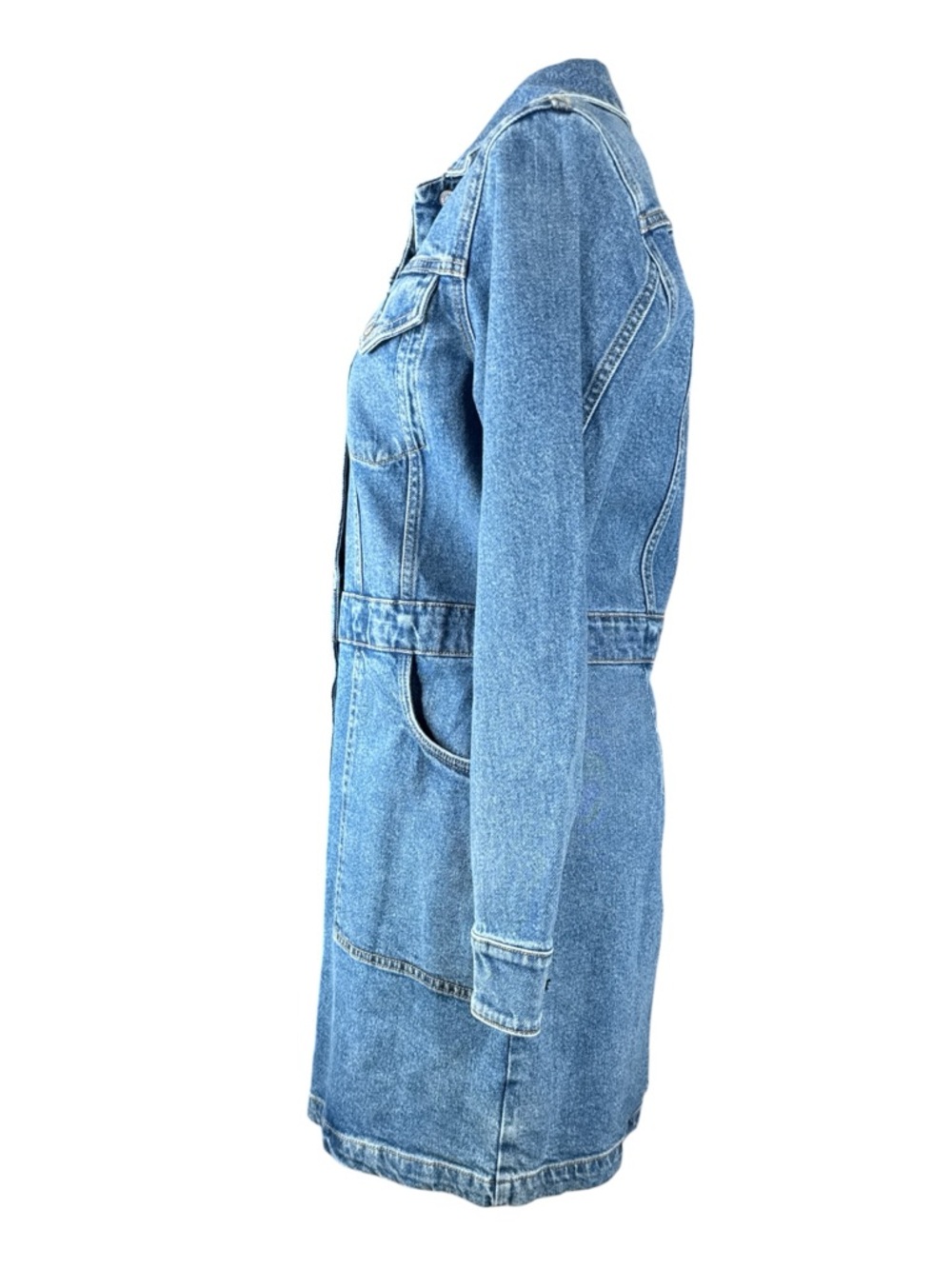 FAHERTY Michelle Denim Mini Shirtdress - Picture 7 of 14